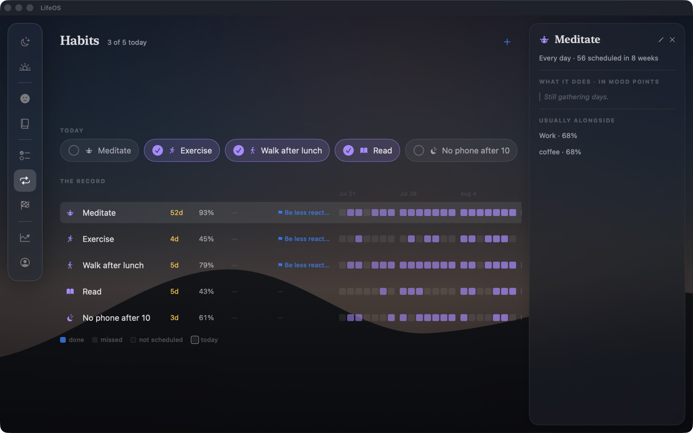 LifeOS screenshot 3